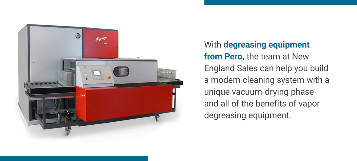 Degreasing equipment from Pero