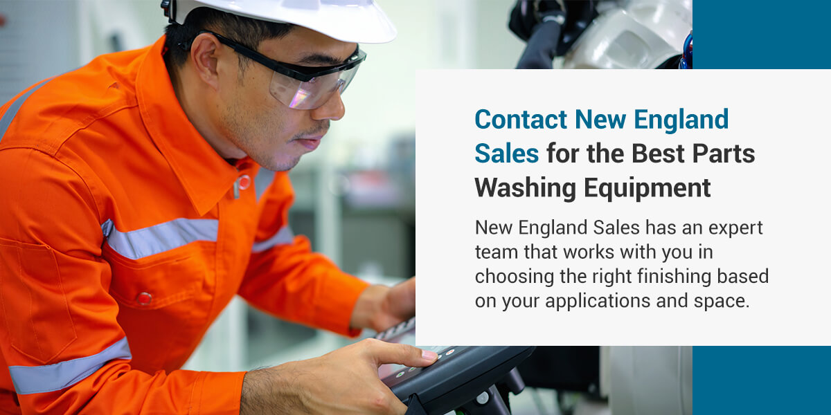 Contact New England Sales for the Best Parts Washing Equipment