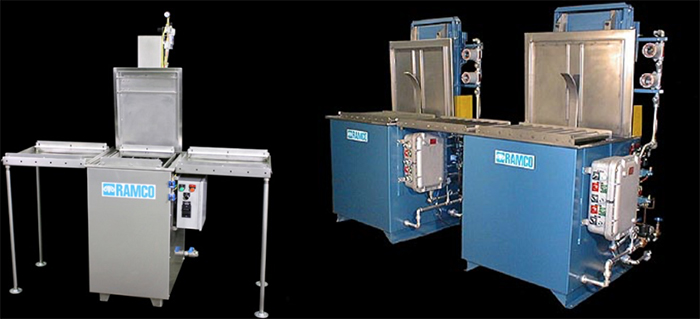 Ramco Solvent Wash Systems, Air Powered, Pneumatic & Explosion Proof Systems