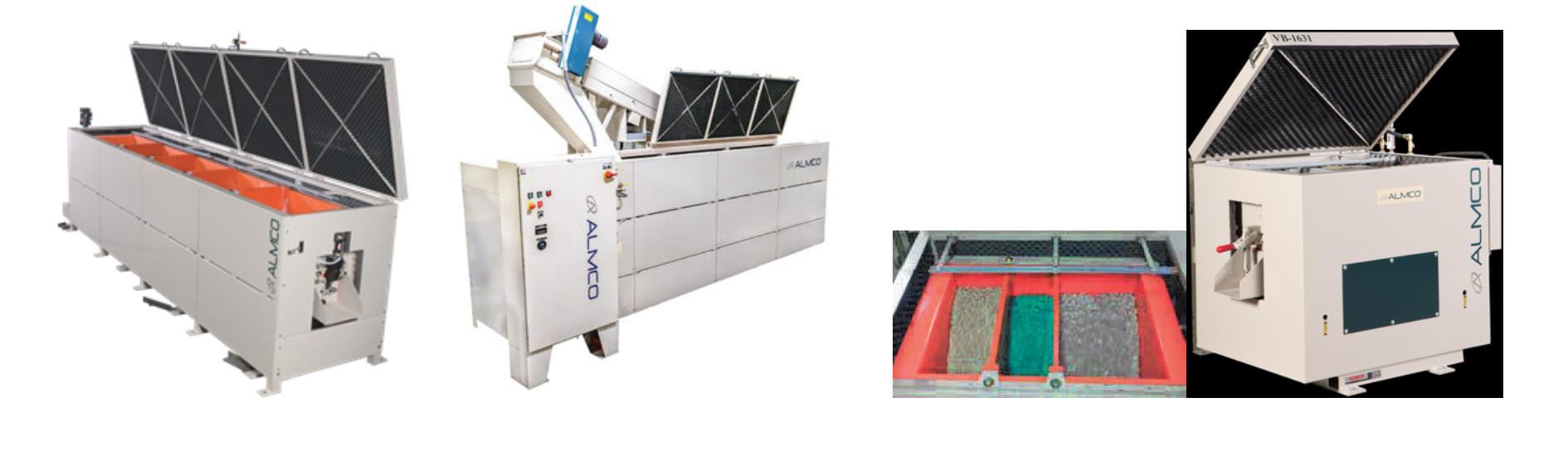 Vibratory Tub-Batch & Continuous thru-feed-rugged finishing/deburring machines